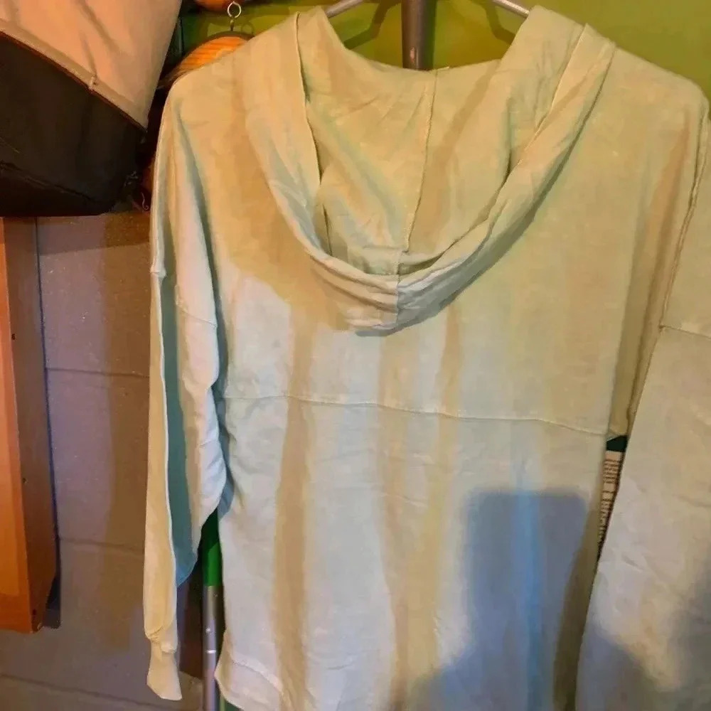 Spirit Jersey Women Light Green Sweatshirt Size XS